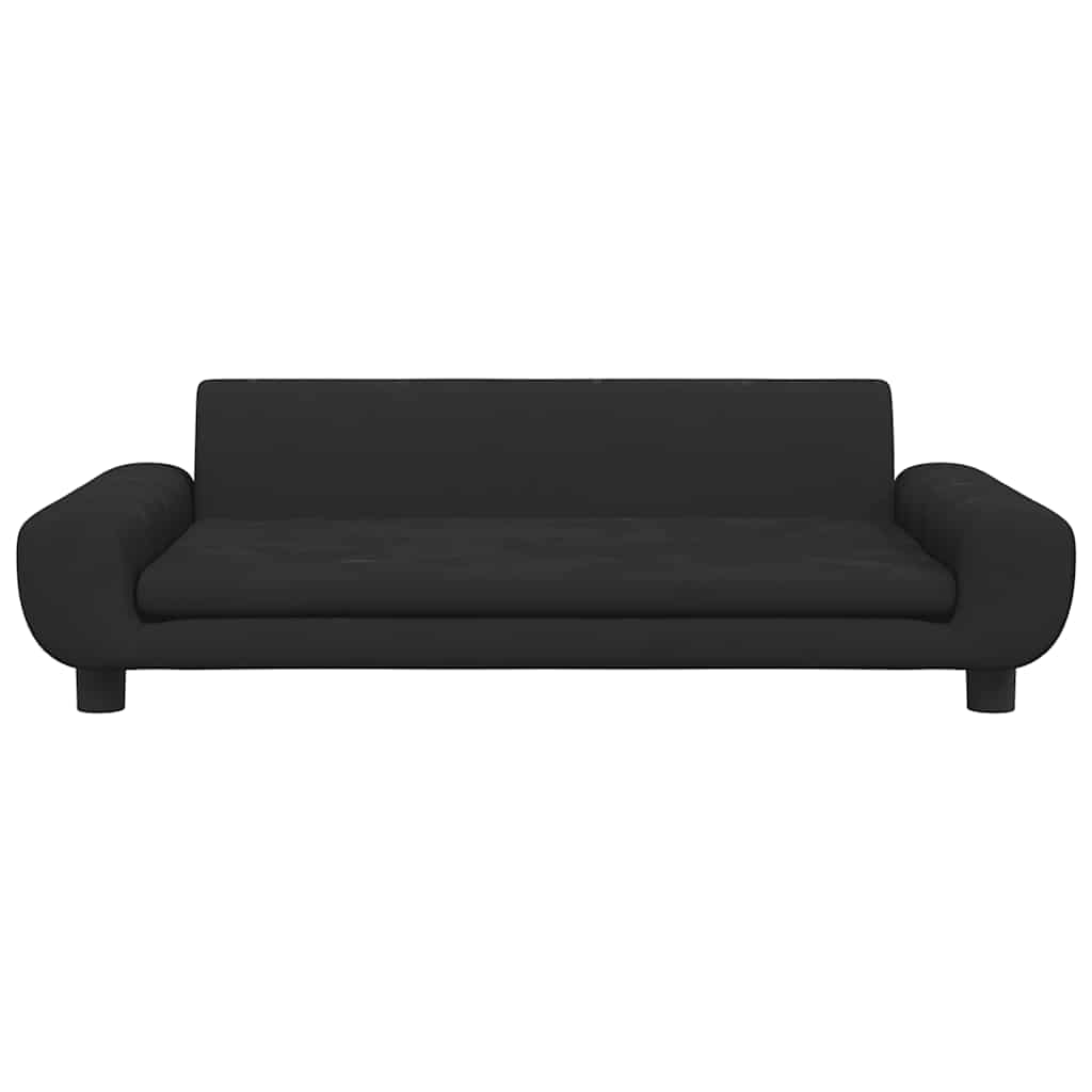 Dog Bed Black 100x54 x 13.0 " Velvet