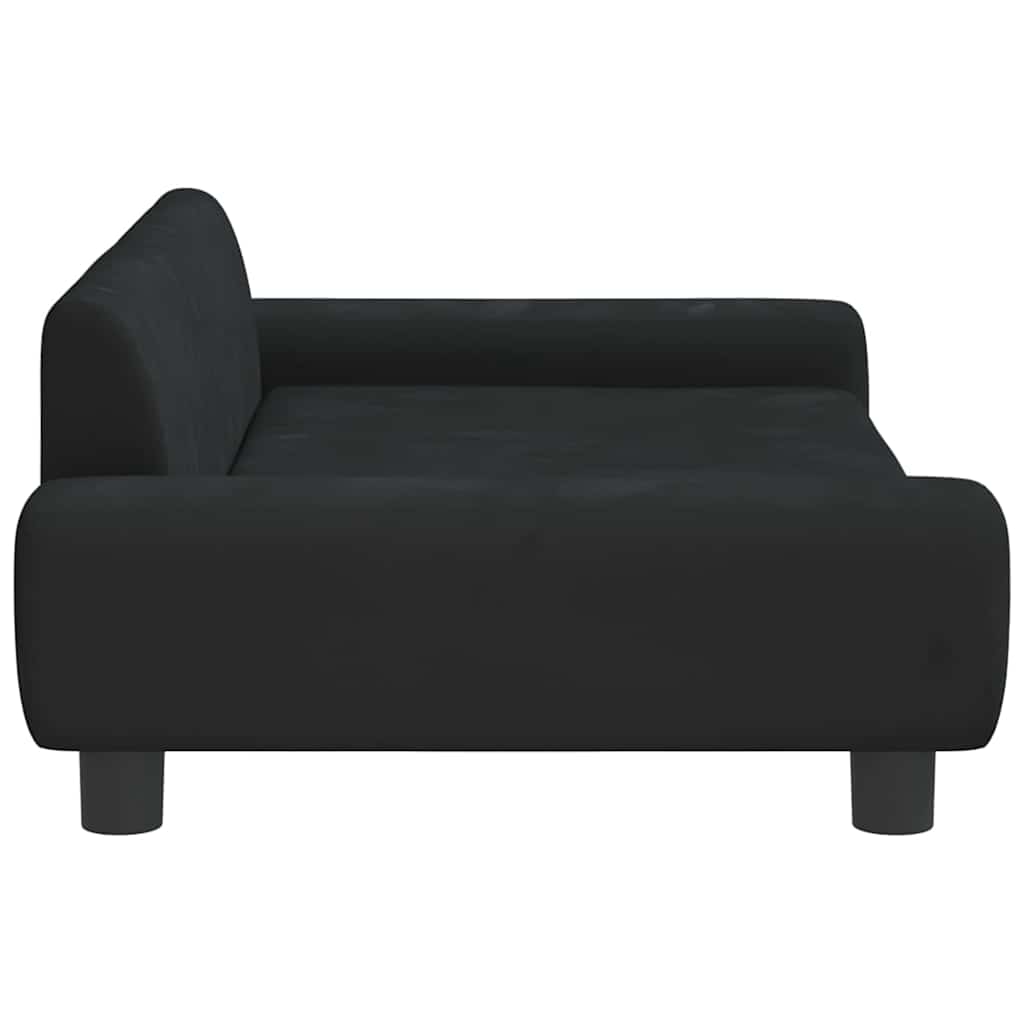 Dog Bed Black 100x54 x 13.0 " Velvet