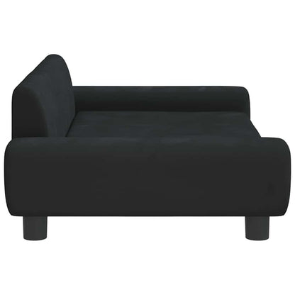Dog Bed Black 100x54 x 13.0 " Velvet