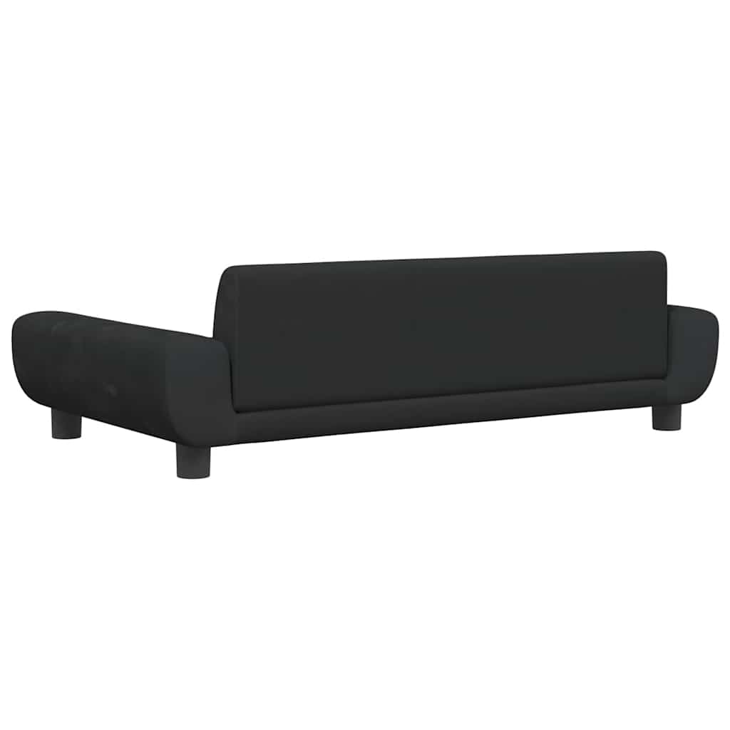 Dog Bed Black 100x54 x 13.0 " Velvet