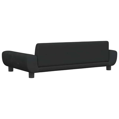 Dog Bed Black 100x54 x 13.0 " Velvet