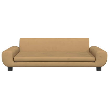 Dog Bed Brown 100x54 x 13.0 " Velvet