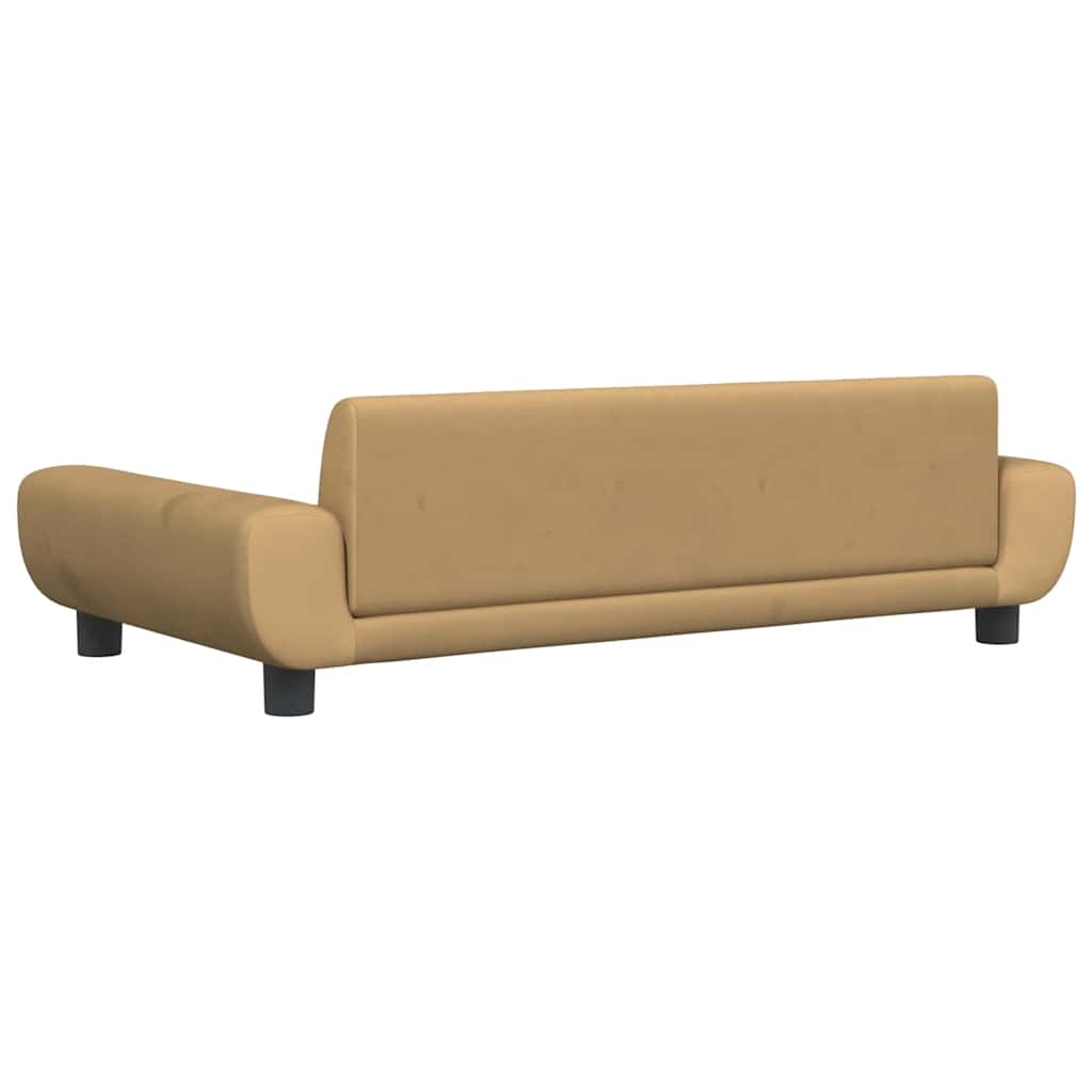 Dog Bed Brown 100x54 x 13.0 " Velvet