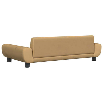 Dog Bed Brown 100x54 x 13.0 " Velvet