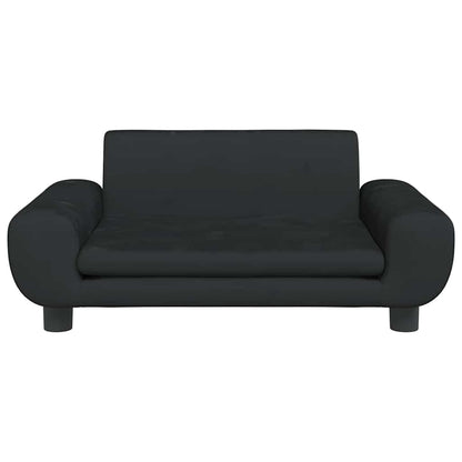 Dog Bed Black 70x45 x 13.0 " Velvet
