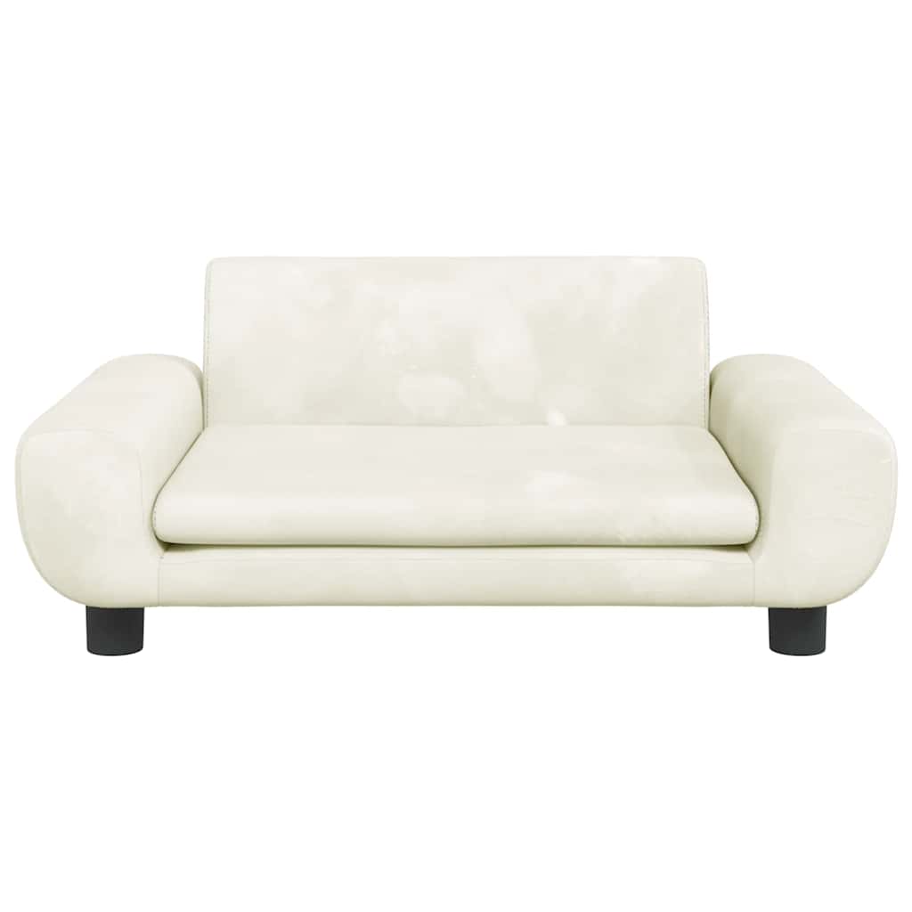 Dog Bed Cream 70x45 x 13.0 " Velvet