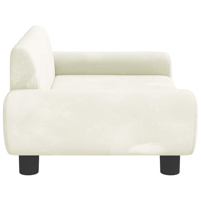 Dog Bed Cream 70x45 x 13.0 " Velvet
