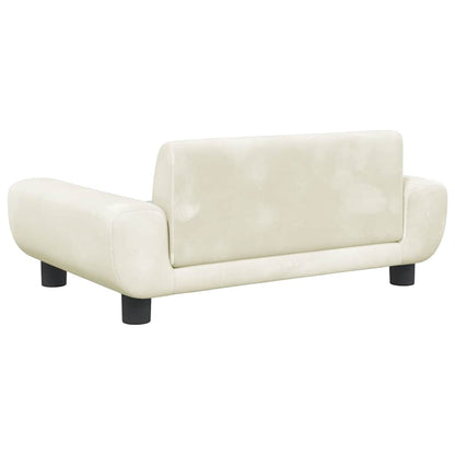 Dog Bed Cream 70x45 x 13.0 " Velvet