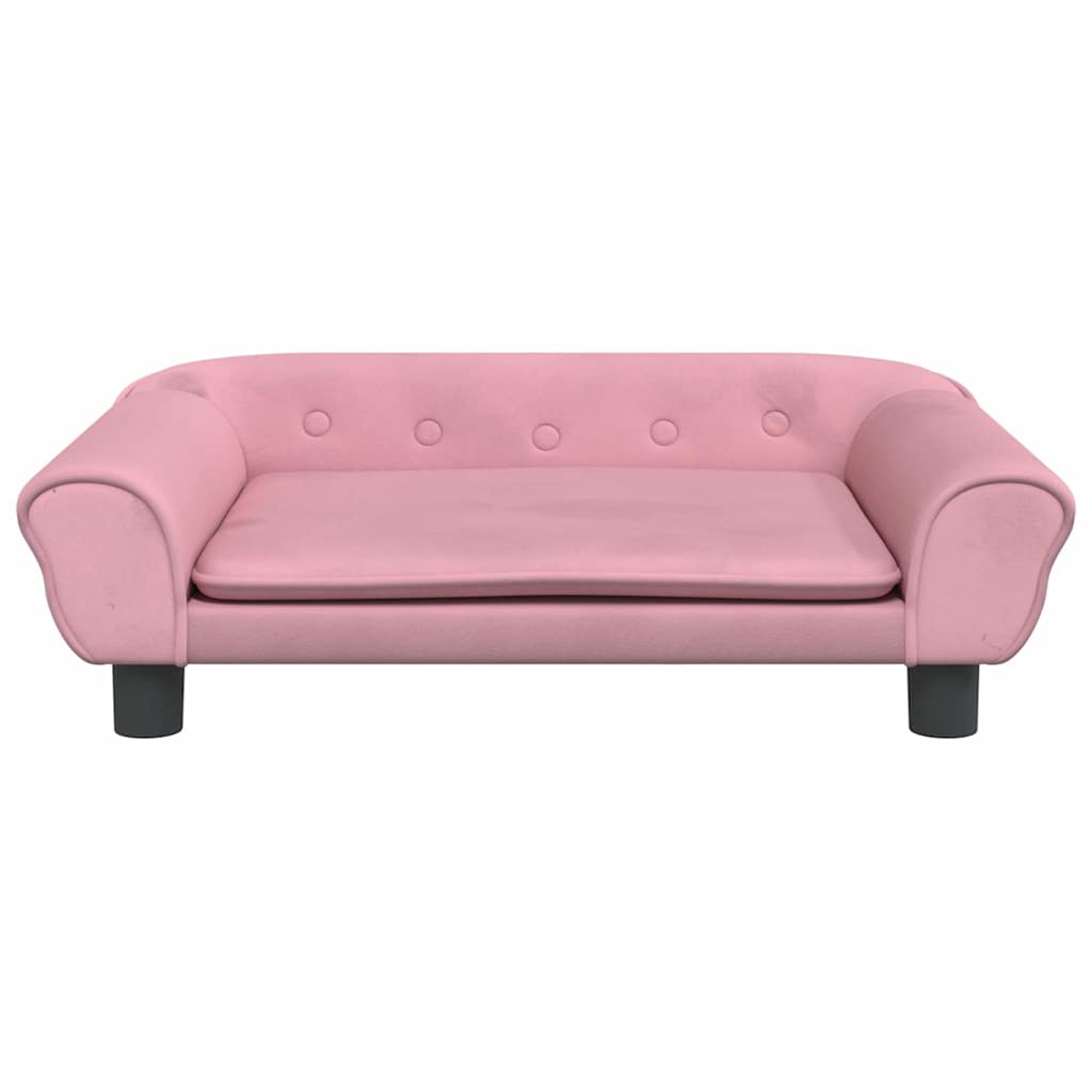 Dog Bed Pink 70x48 x 8.7 " Velvet