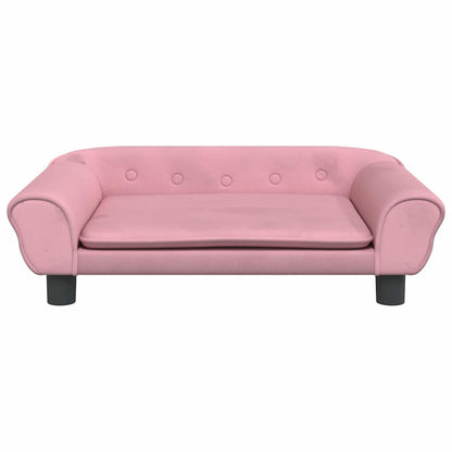 Dog Bed Pink 70x48 x 8.7 " Velvet