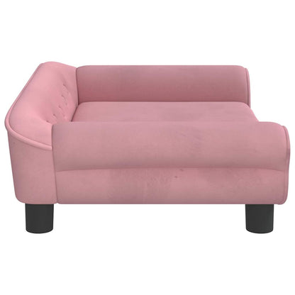 Dog Bed Pink 70x48 x 8.7 " Velvet