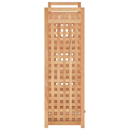 Shoe Rack with Drawer 27.6x10.6x31.9" Solid Wood Walnut