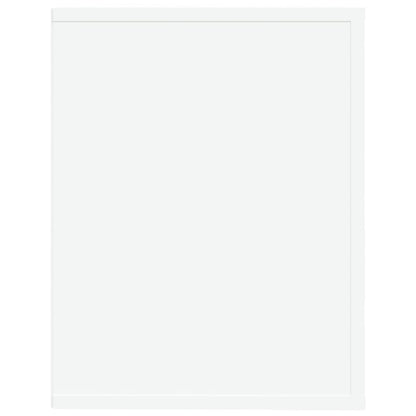 Shoe Rack White 29.5x13.8x17.7" Engineered Wood