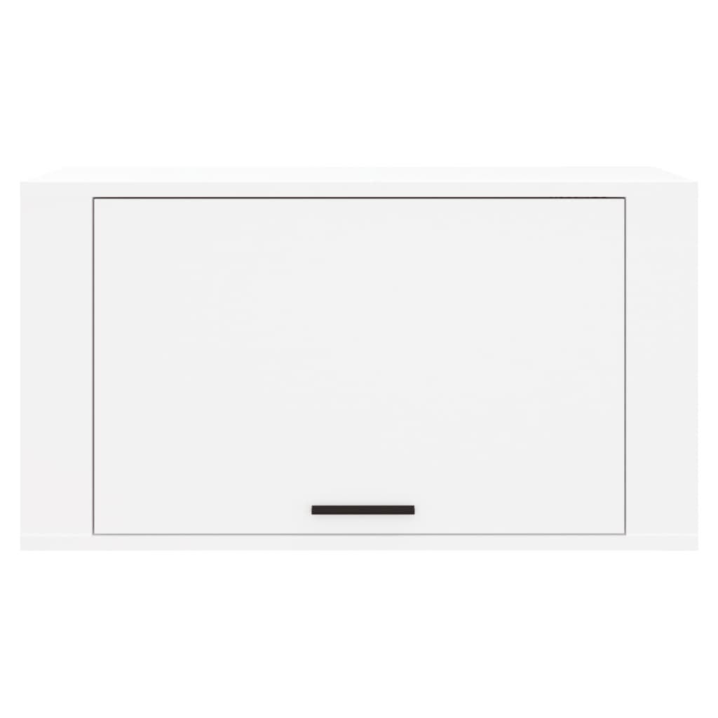 Wall-mounted Shoe Cabinet White 27.6"x13.8"x15" Engineered Wood