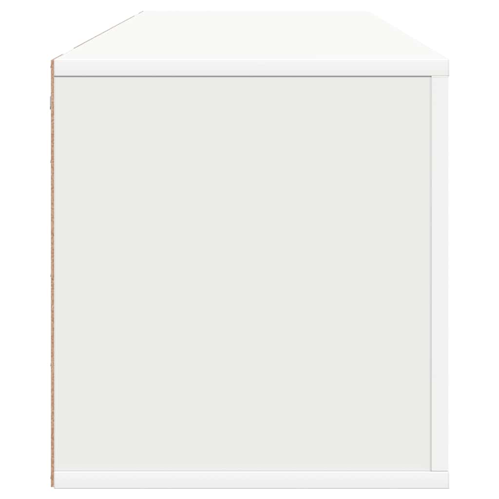 Wall Shoe Cabinet White 39.4x13.8x15.0" Engineered Wood