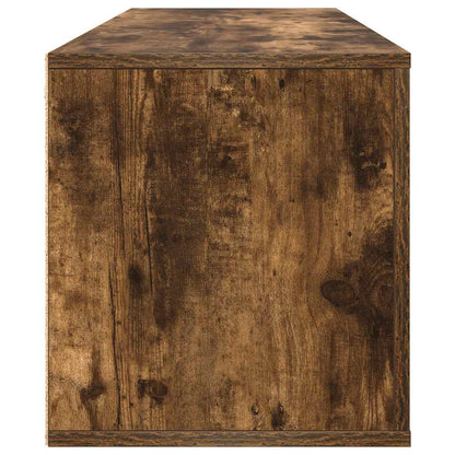 Wall Shoe Cabinet Smoked Oak 39.4x13.8x15.0" Engineered Wood
