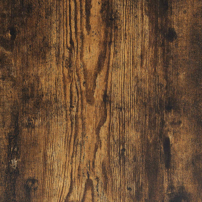 Wall Shoe Cabinet Smoked Oak 39.4x13.8x15.0" Engineered Wood
