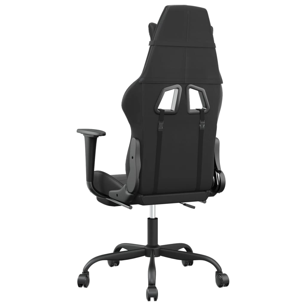 Gaming Chair Black Faux leather, metal, plywood Standard