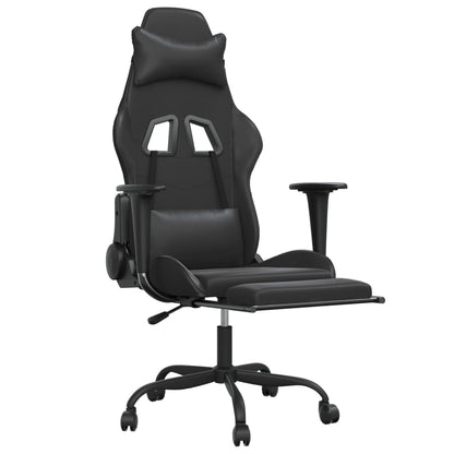 Gaming Chair Black Faux leather, metal, plywood Standard