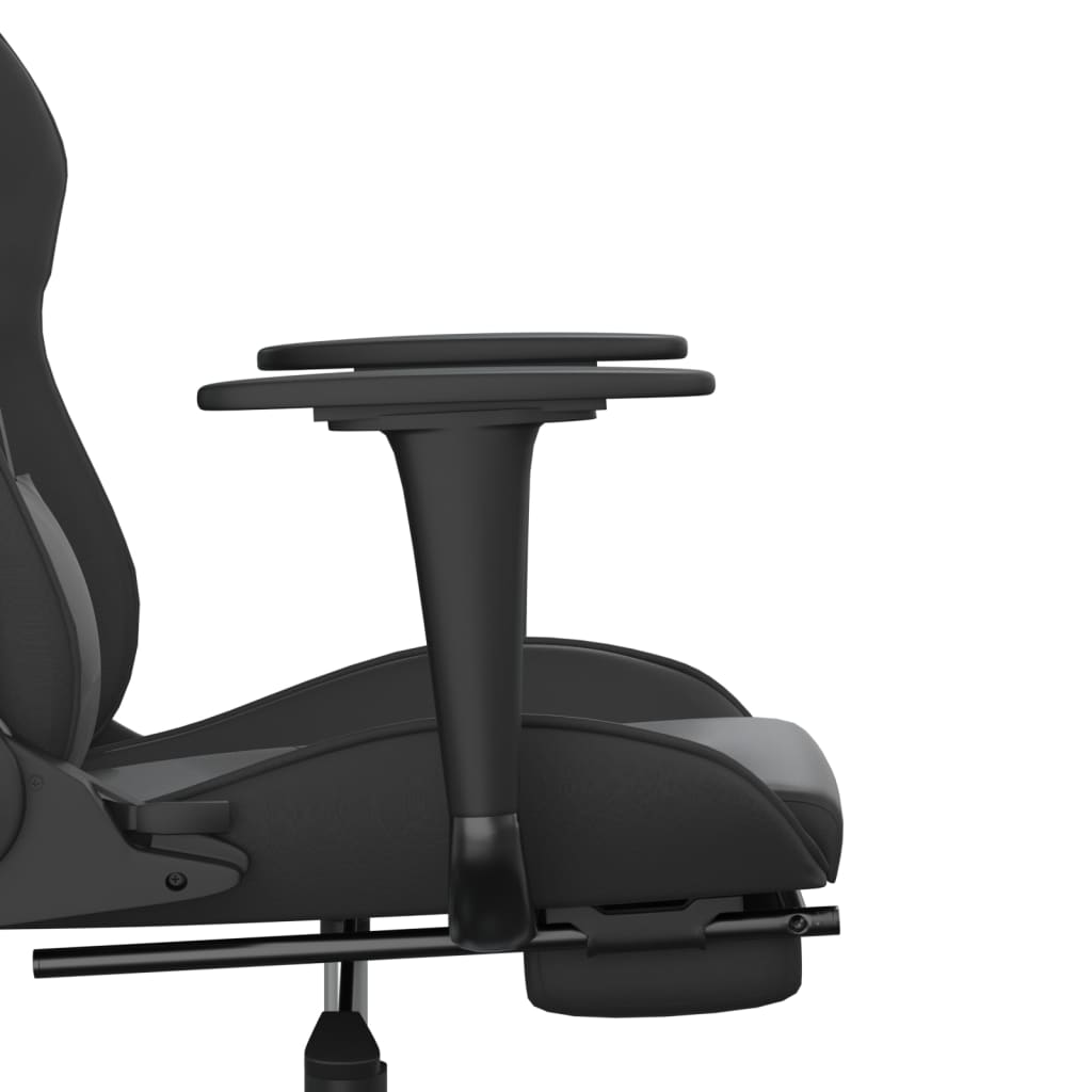 Gaming Chair Black Faux leather, metal, plywood Standard