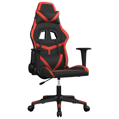 Gaming Chair Black and Red Faux leather, metal, plywood Standard