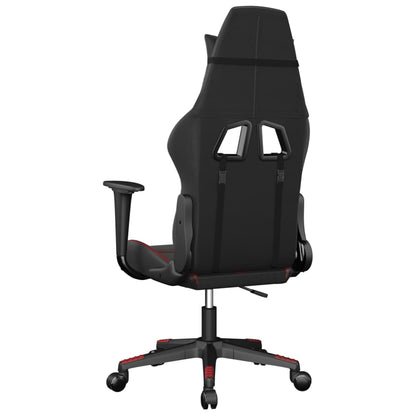 Gaming Chair Black Faux Leather Standard Gaming Chair
