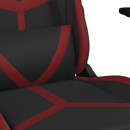 Gaming Chair Black Faux Leather Standard Gaming Chair