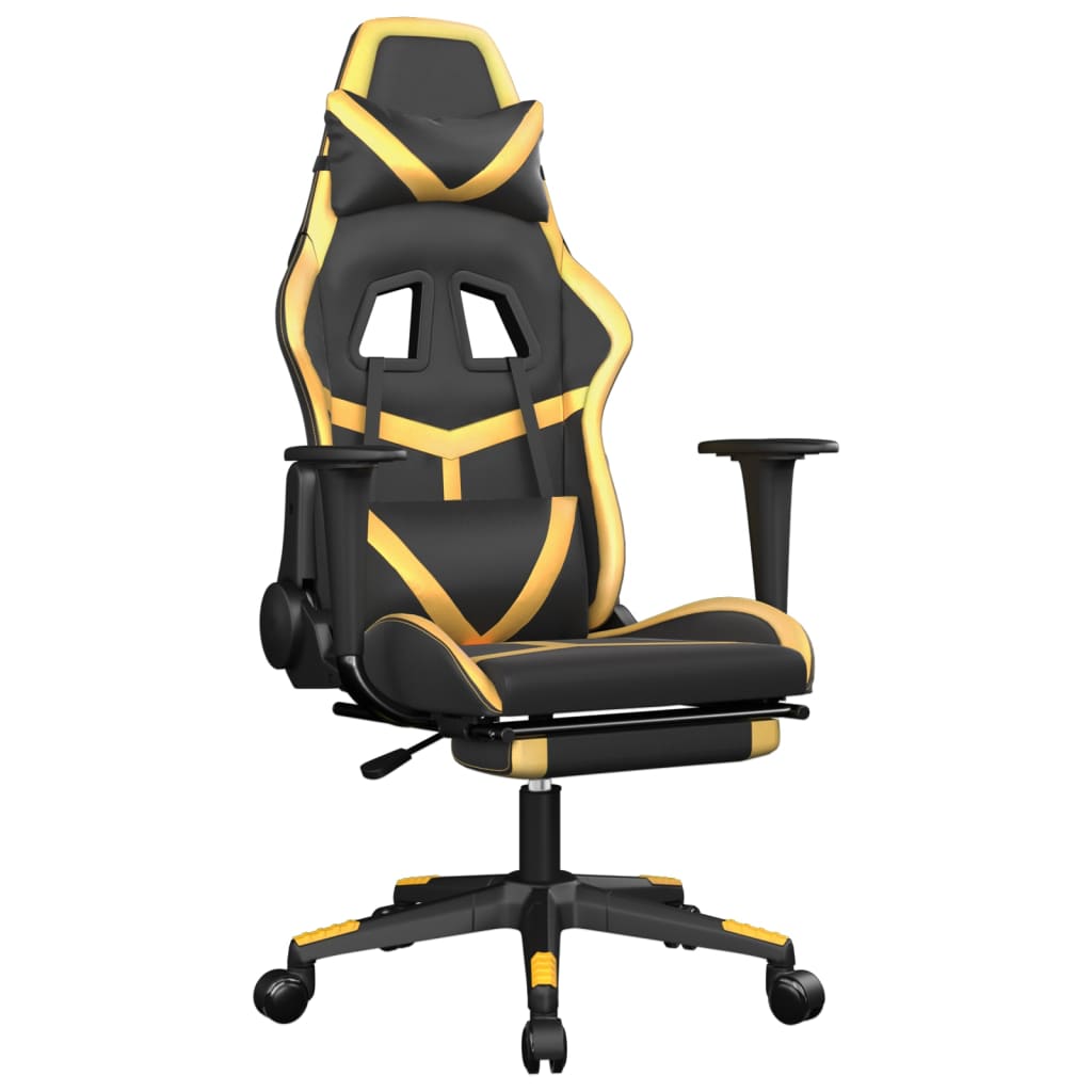 Gaming Chair Black and Gold
