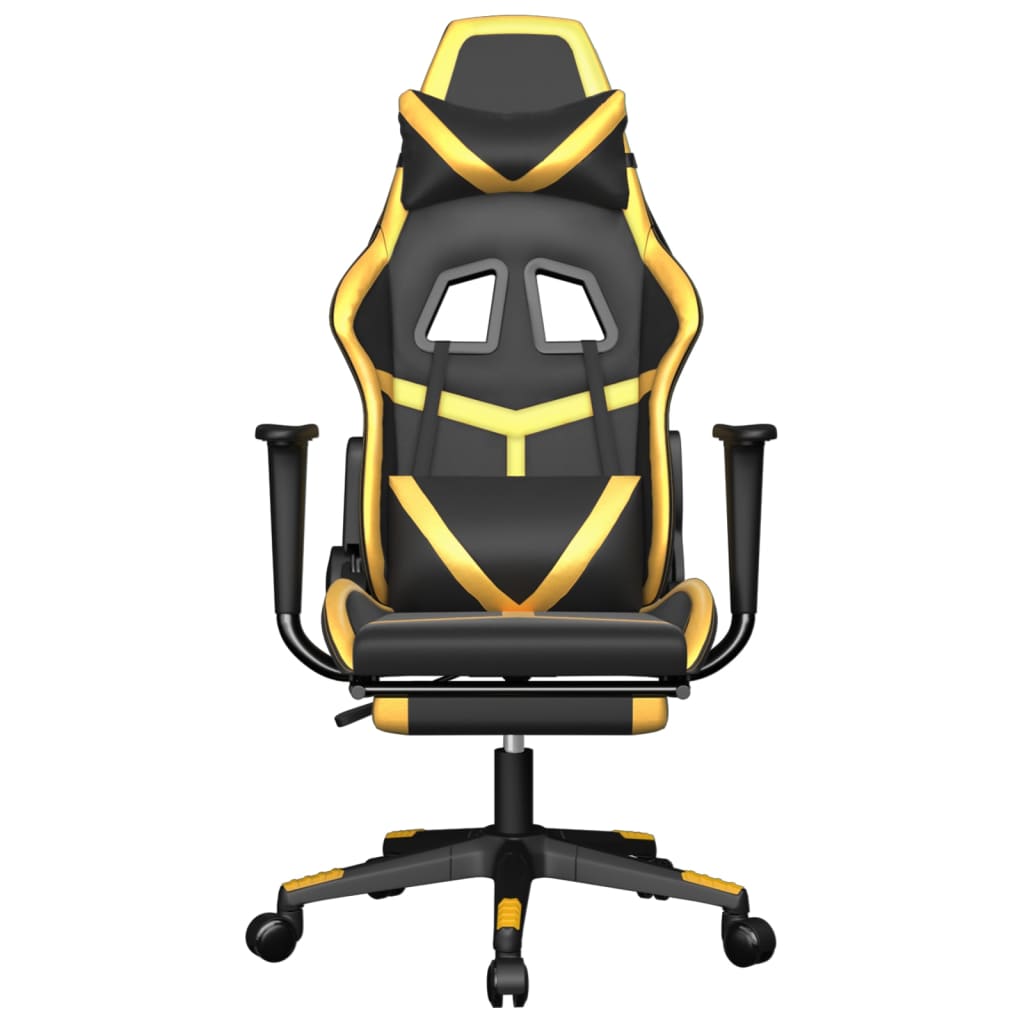Gaming Chair Black and Gold