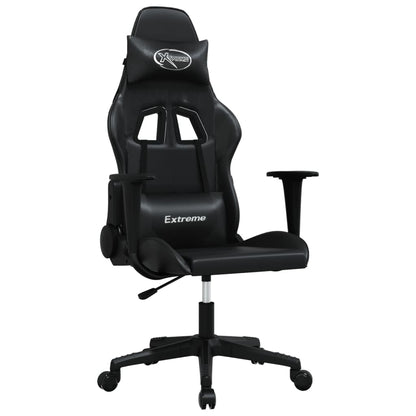 Gaming Chair Black Faux leather, metal, plywood, foam Standard