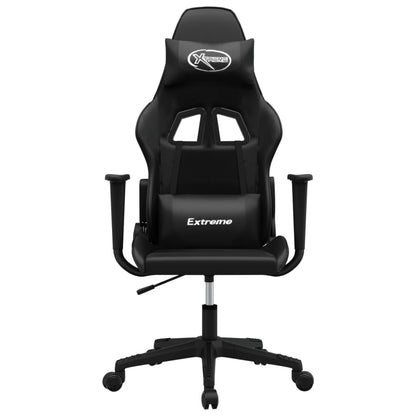 Gaming Chair Black Faux leather, metal, plywood, foam Standard