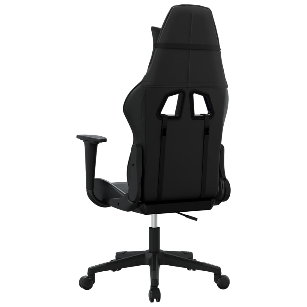 Gaming Chair Black Faux leather, metal, plywood, foam Standard