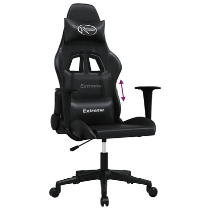Gaming Chair Black Faux leather, metal, plywood, foam Standard