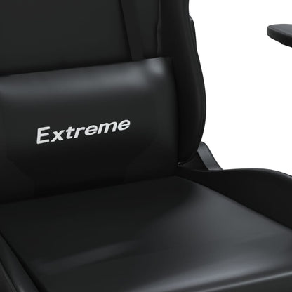 Gaming Chair Black Faux leather, metal, plywood, foam Standard