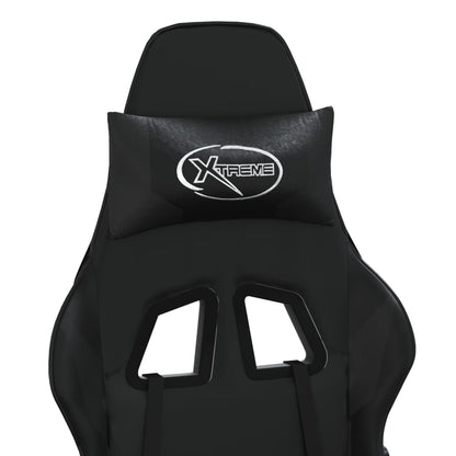 Gaming Chair Black Faux leather, metal, plywood, foam Standard