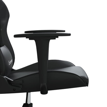 Gaming Chair Black Faux leather, metal, plywood, foam Standard