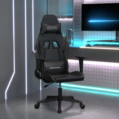 Gaming Chair Black Faux leather, metal, plywood, foam Standard
