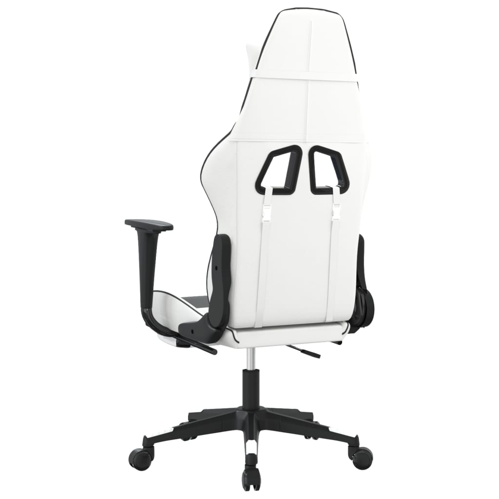 Gaming Chair White and Black