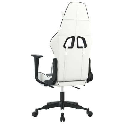 Gaming Chair White and Black