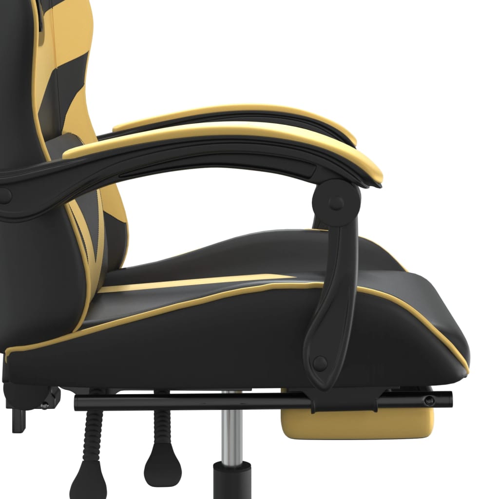 Gaming Chair Black and Gold