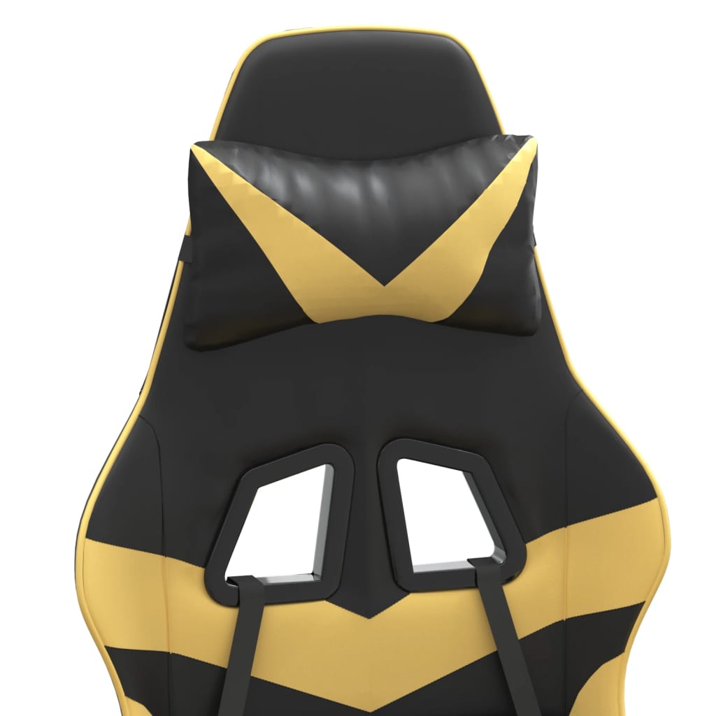 Gaming Chair Black and Gold