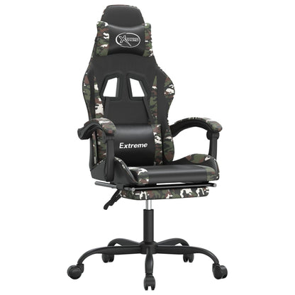 Gaming Chair Black and camouflage