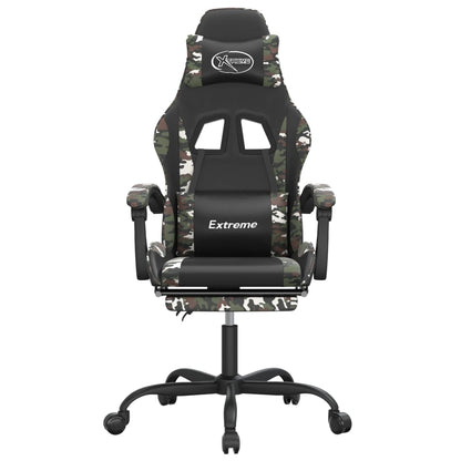 Gaming Chair Black and camouflage