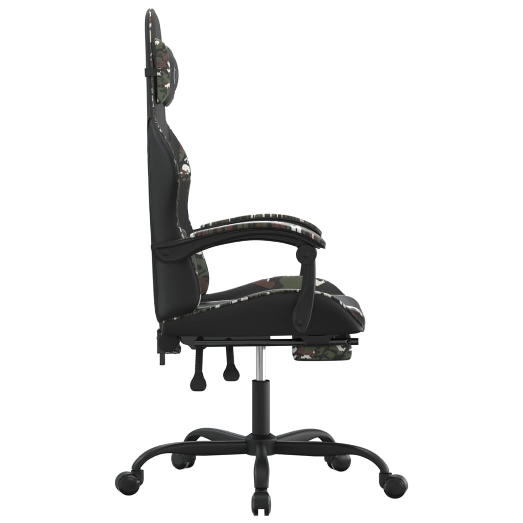 Gaming Chair Black and camouflage
