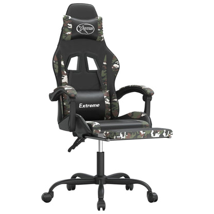 Gaming Chair Black and camouflage
