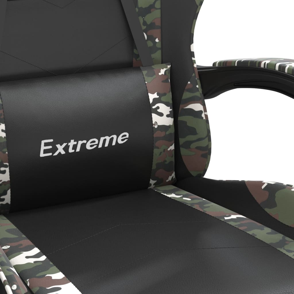 Gaming Chair Black and camouflage