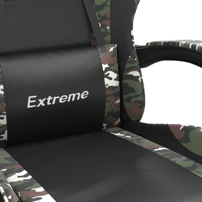 Gaming Chair Black and camouflage