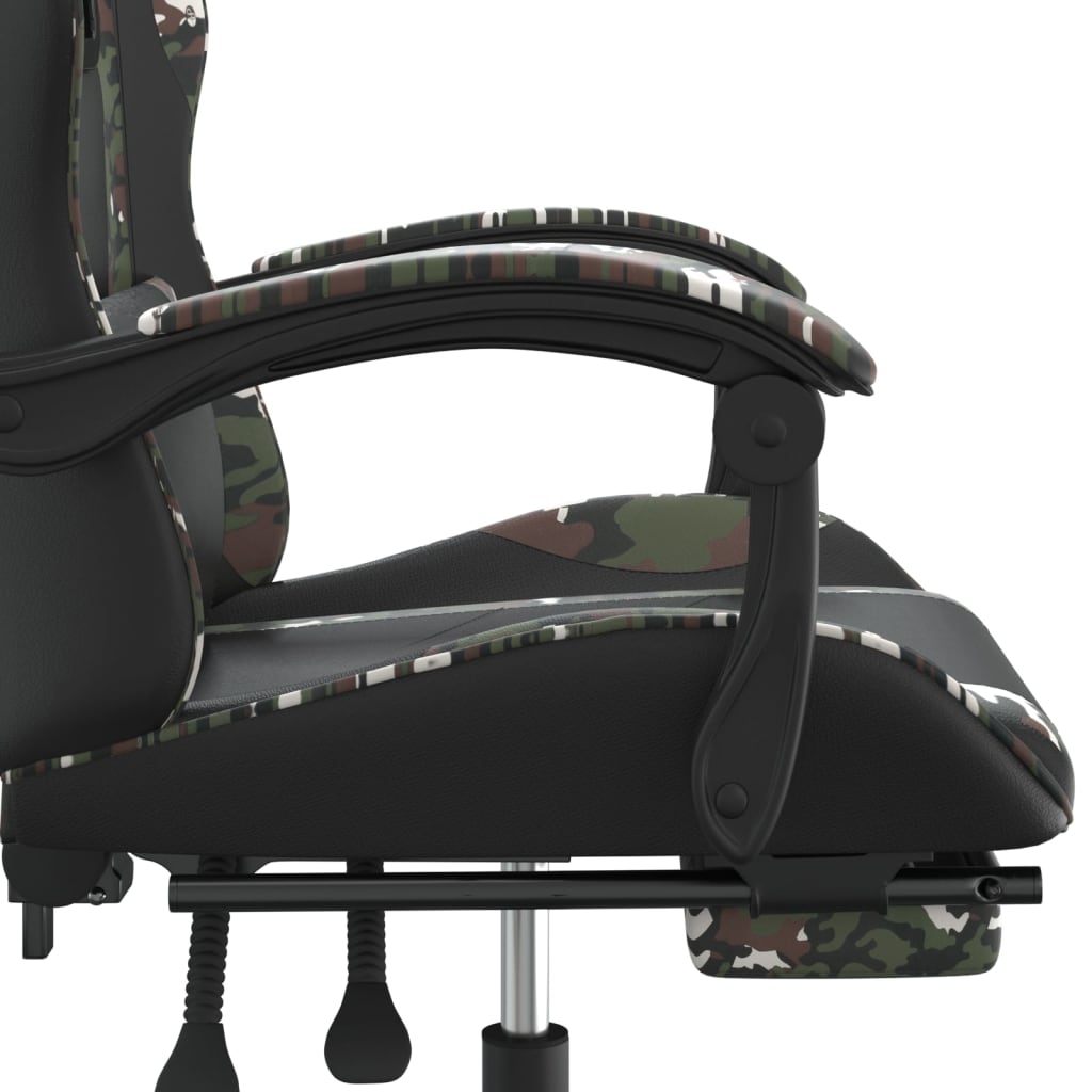 Gaming Chair Black and camouflage
