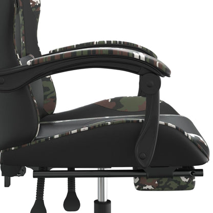 Gaming Chair Black and camouflage