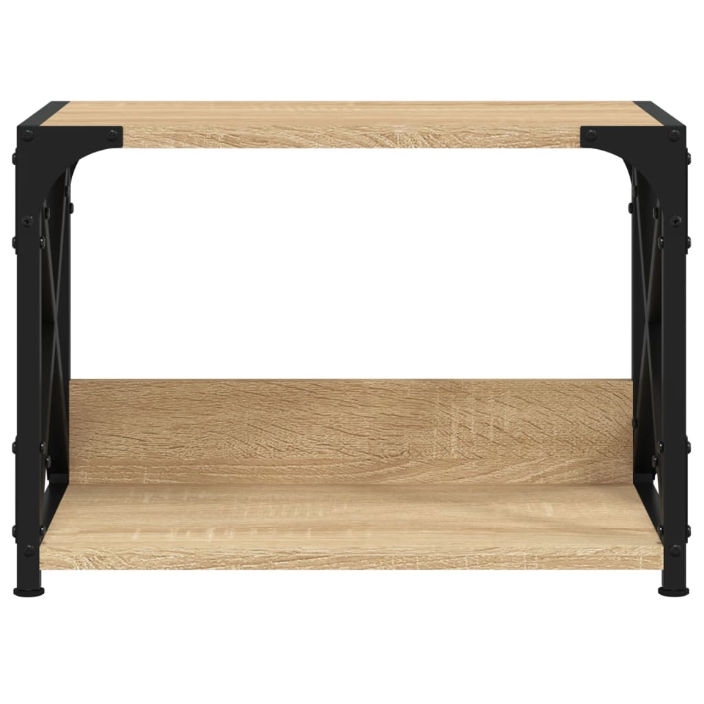Printer Stand 2-Tier Sonoma Oak 17.3"x10.2"x12.4" Engineered Wood